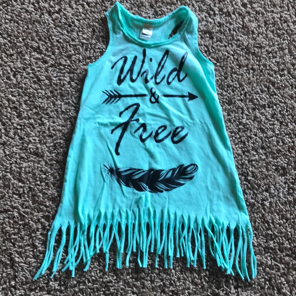 Infant fringe dress